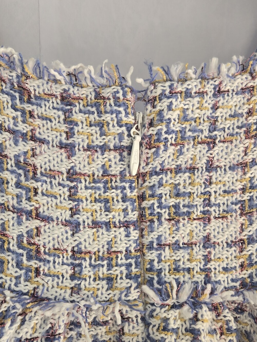 LIKELY Size 6 Drea Multi-blue Dress Channel Inspired, Tie Straps, Full Skirt NWT - Picture 10 of 13
